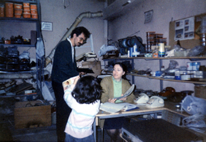 Kemal ve Neriman Doğrusöz 1985 yılında iş programı yaparken